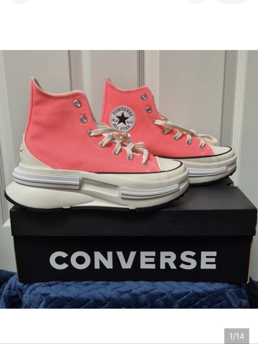 Converse Run Star Legacy CX High-Tops In Electric Blush Size 6M/7.5W, New In Box